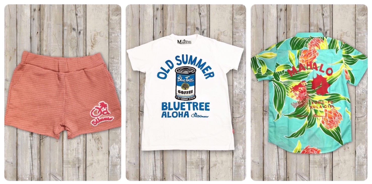 新作半袖アロカジシャツ＆ポップワッフルパンツ＆コラボTシャツ 5/29発売！ - Old SUmmer &co. Official Web Site