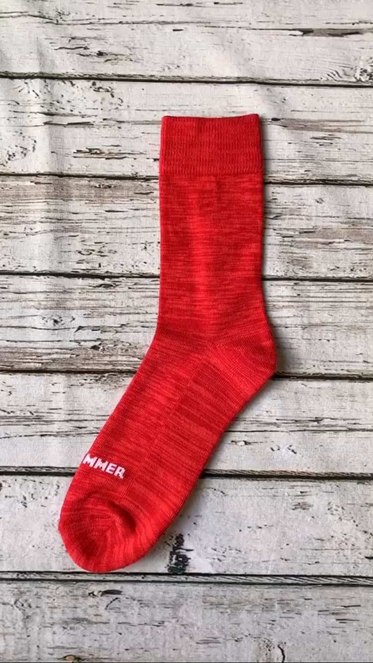 OLDSUMMER SOCKS （霜降りボーダー柄）