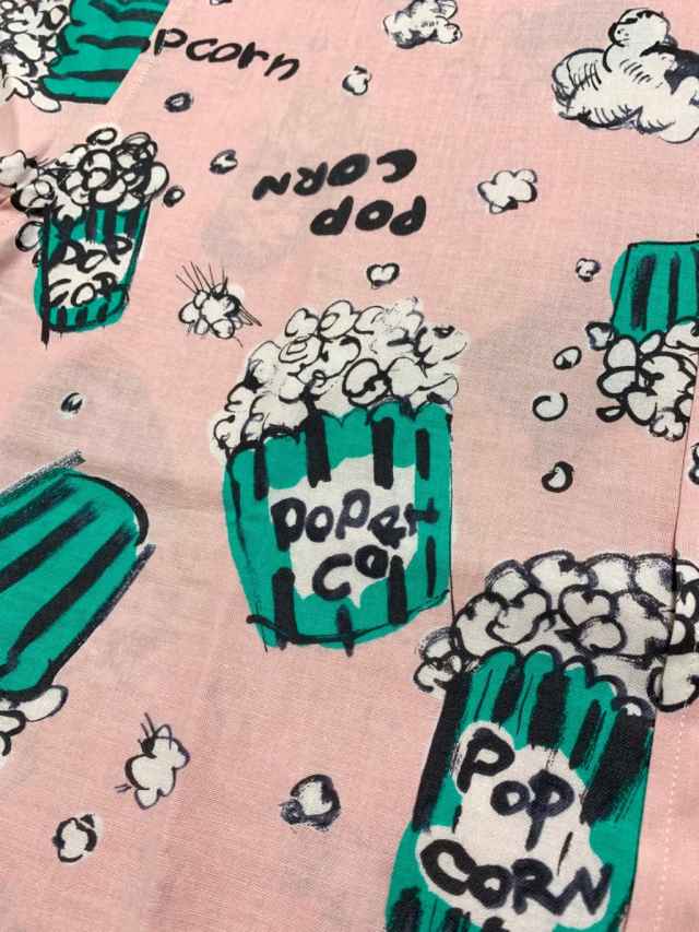 半袖シャツ ポップコーン柄