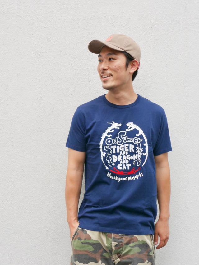 クルーネックtシャツ Tiger Dragon Cat クルーネックtシャツ Tiger Dragon Cat