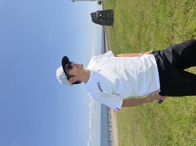 OLSMステンシルTシャツ ホワイト
