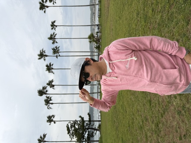 MELODY OF SUMMER HOODIE ピンク 正面