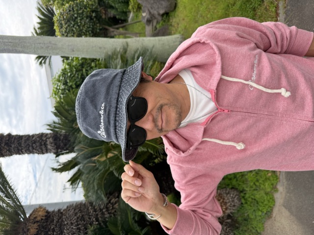 oldsummer&co. BUCKET HAT ブラックデニム ピンクパーカー